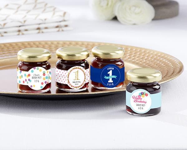 Personalized Birthday Strawberry Jam (Set of 12)