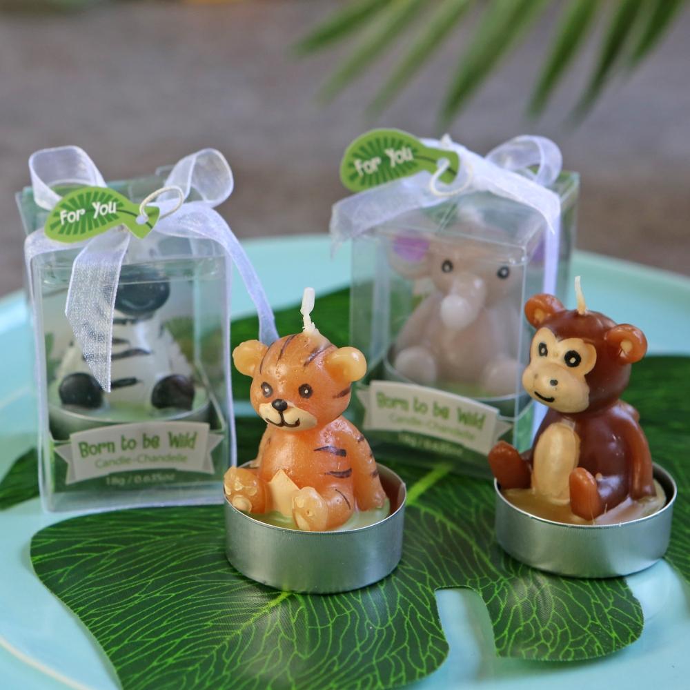Born to be Wild Animal Candles - Assorted (Set of 4)