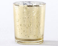 Thumbnail for Gold Mercury Glass Tealight Holder (Set of 4)