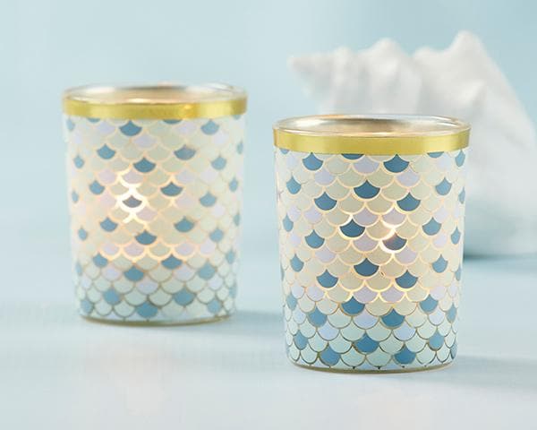 Seaside Escape Glass Votive (Set of 4)