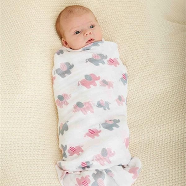 Layette Girl Swaddle Blankets (Set of 2)