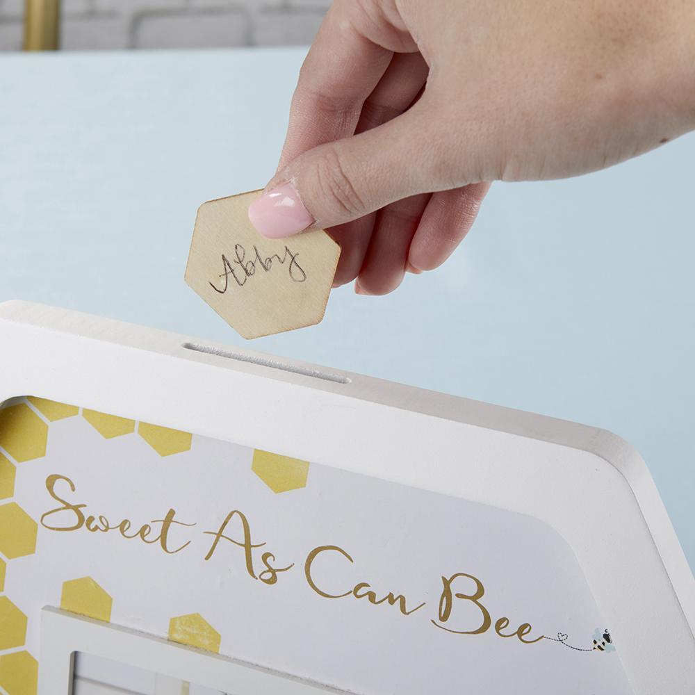 Baby Shower Guest Book Alternative - Sweet as Can Bee