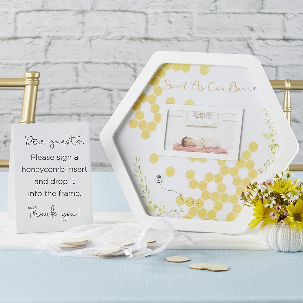 Baby Shower Guest Book Alternative - Sweet as Can Bee