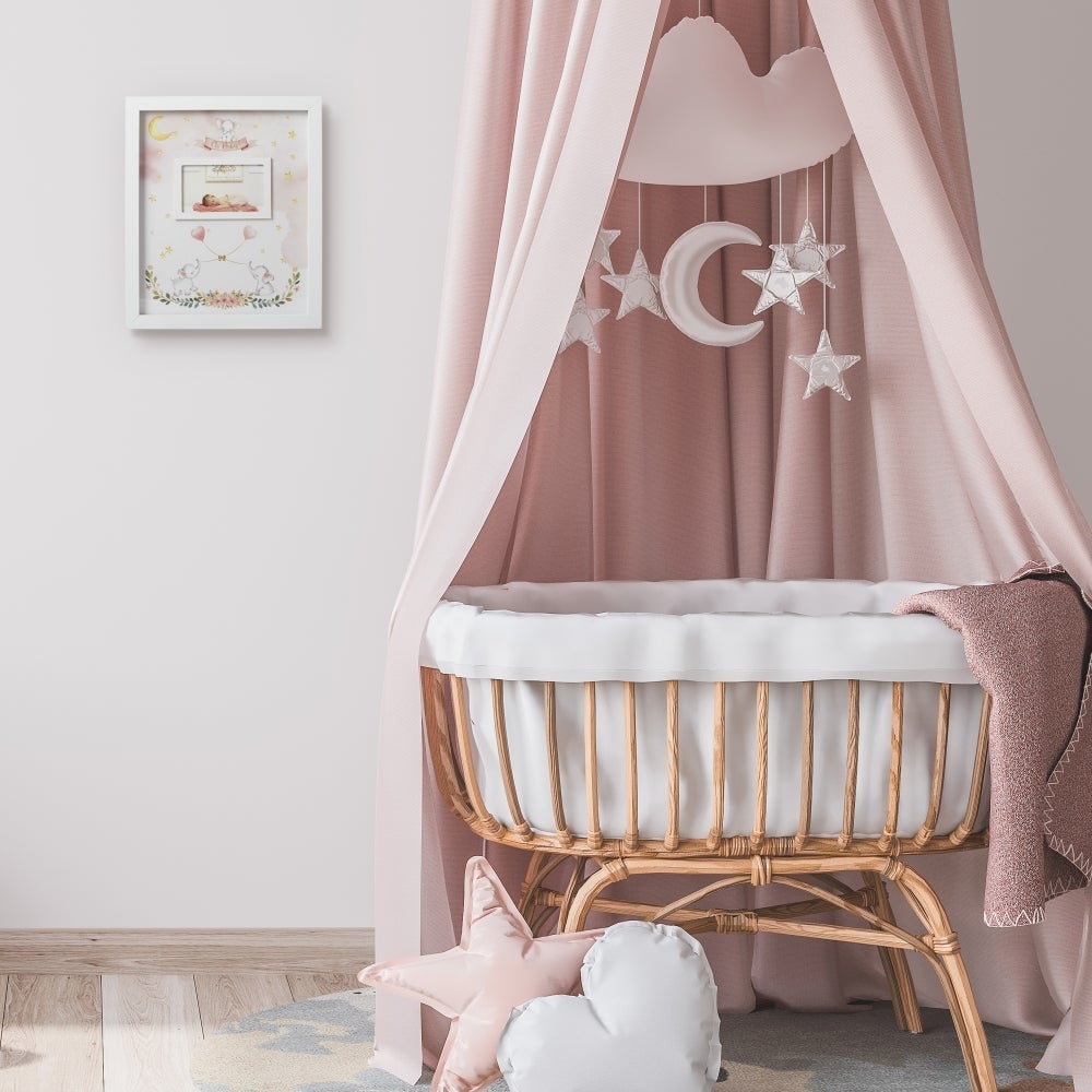 Baby Shower Guest Book Alternative - Elephant Baby Shower (Pink)