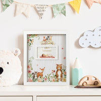Thumbnail for Baby Shower Guest Book Alternative - Woodland Baby (Pink)