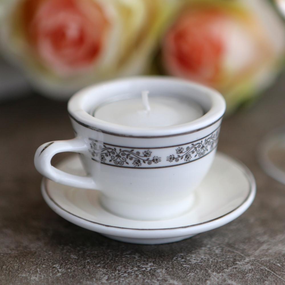 Teacups & Tea Lights Miniature Porcelain Tea Light Holder