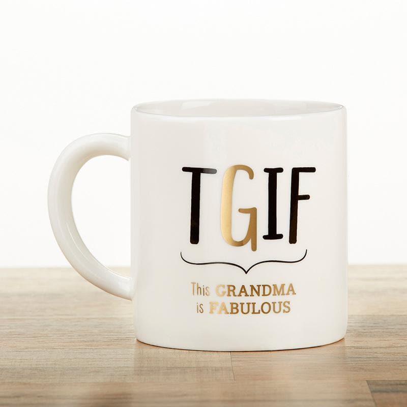 Grandma TGIF 16 oz. White Coffee Mug