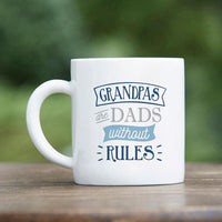 Thumbnail for Grandpa Without Rules 16 oz. White Coffee Mug