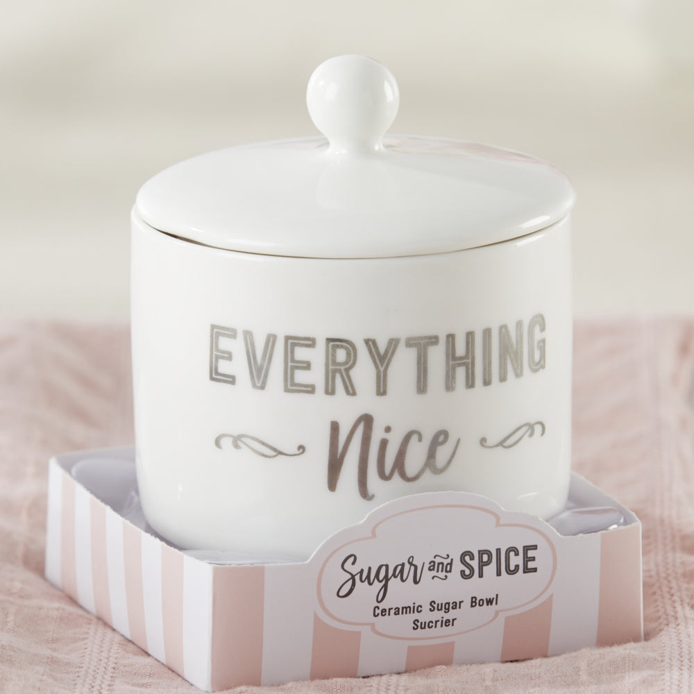 Sugar & Spice Ceramic Sugar Bowl