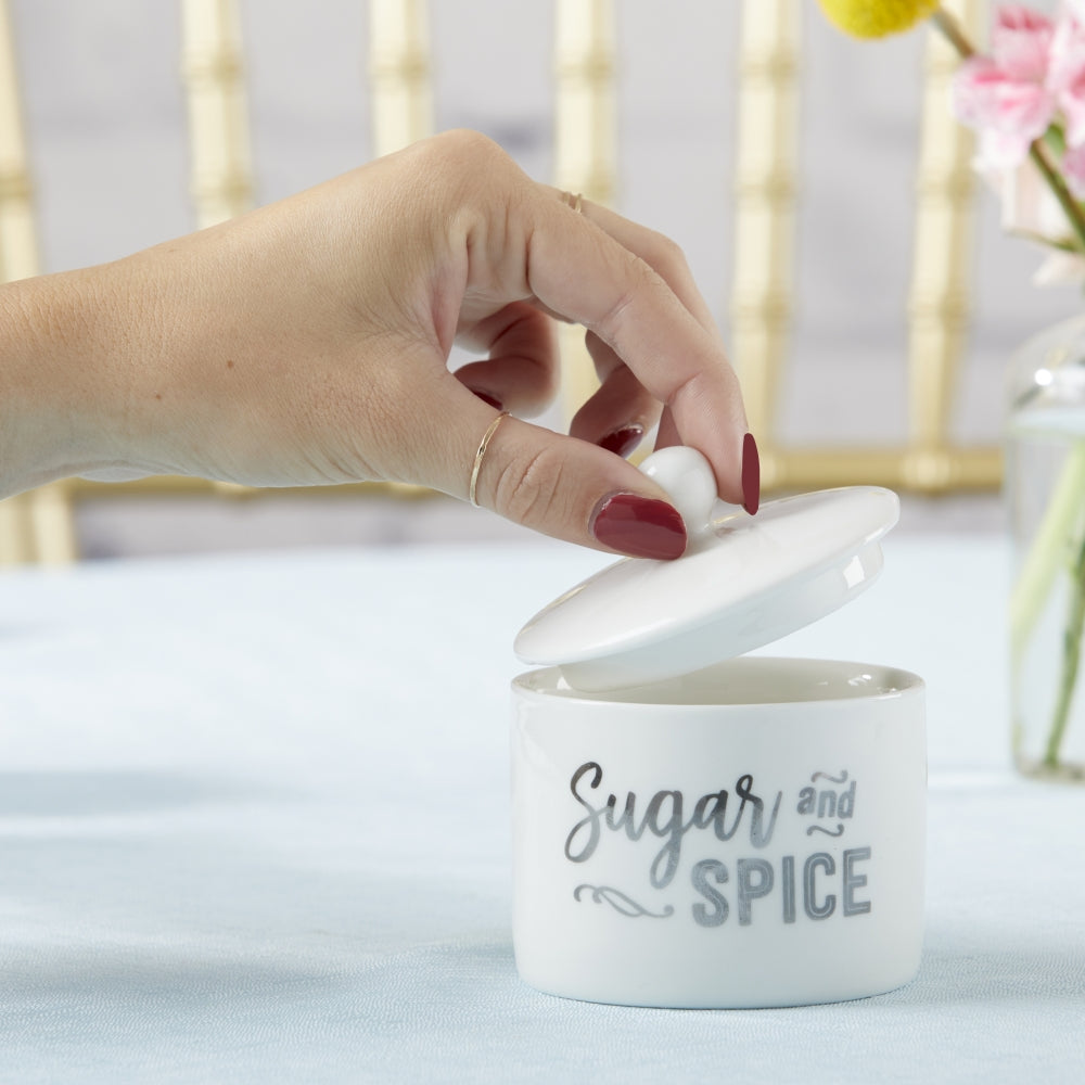 Sugar & Spice Ceramic Sugar Bowl