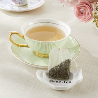 Thumbnail for Swee-Tea Ceramic Tea-Bag Caddy in Black & White Serving-Tray Gift Box (Set of 4)