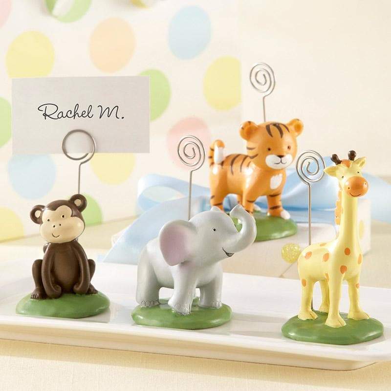 Born To Be Wild Animal Place Card/Photo Holder - Assorted (Set of 4)