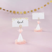 Thumbnail for Pink Party Hat Place Card Holder (Set of 6)