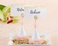Thumbnail for Pink Party Hat Place Card Holder (Set of 6)