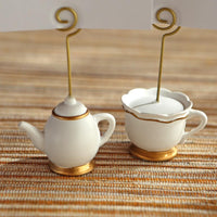 Thumbnail for Tea Time Whimsy Place Card Holder (Set of 6)