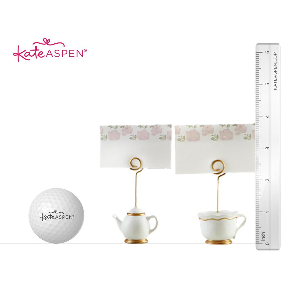 Tea Time Whimsy Place Card Holder (Set of 6)