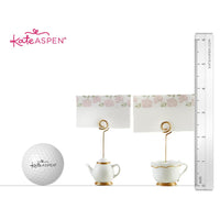 Thumbnail for Tea Time Whimsy Place Card Holder (Set of 6)