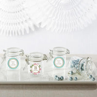 Thumbnail for Personalized Tea Time Glass Favor Jars (Set of 12)