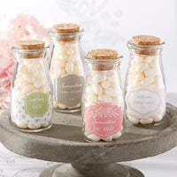 Thumbnail for Personalized Rustic Baby Shower Vintage Milk Bottle Favor Jar (Set of 12)