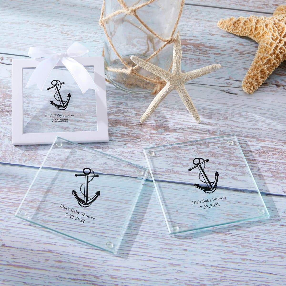 Personalized Baby Glass Coaster