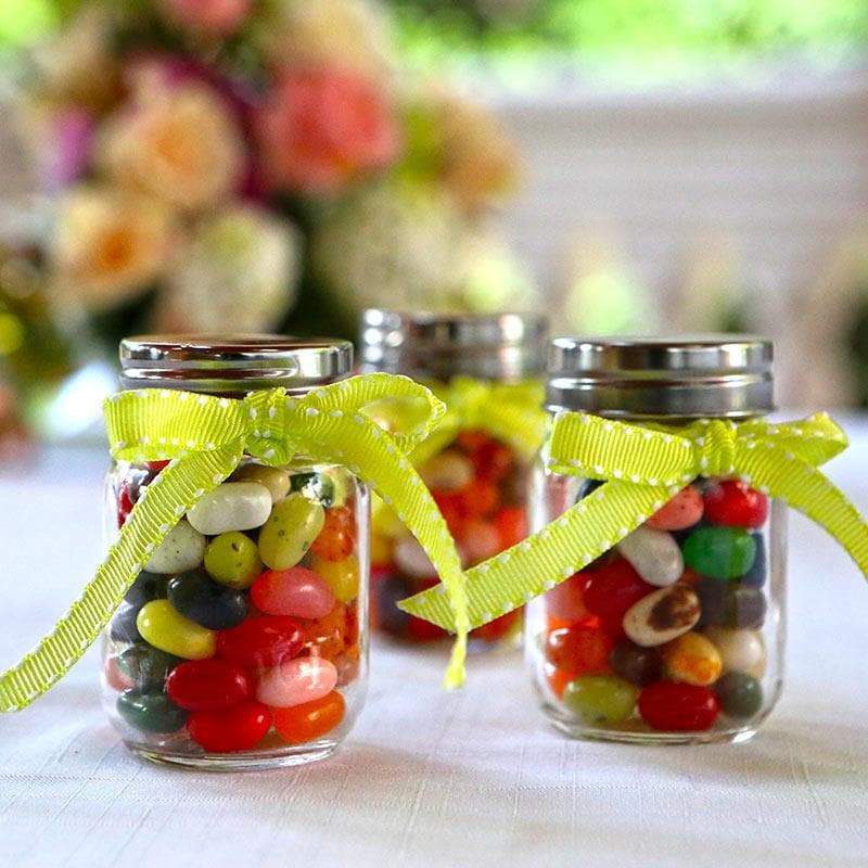 Personalized Baby Shower Glass Mini Mason Jar (Set of 12)