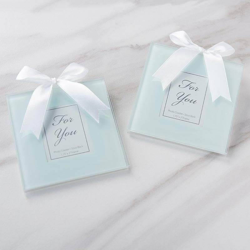 Personalized Baby Frosted Glass Photo Coaster (Set of 12)