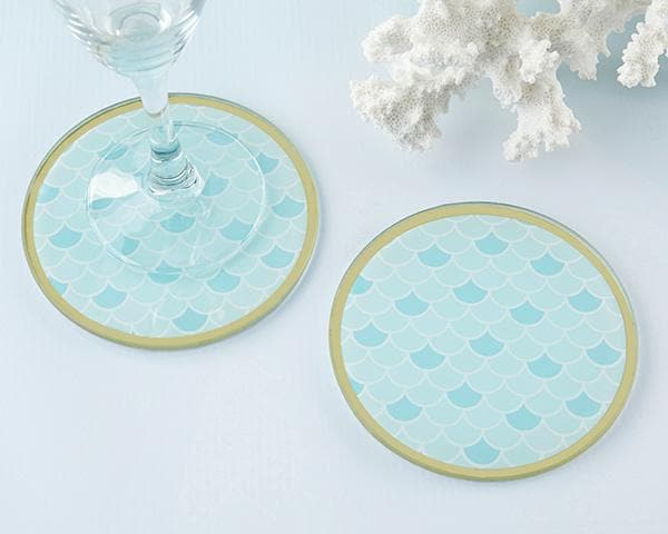 Seaside Escape Glass Coaster (Set of 2)