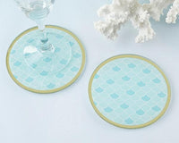 Thumbnail for Seaside Escape Glass Coaster (Set of 2)
