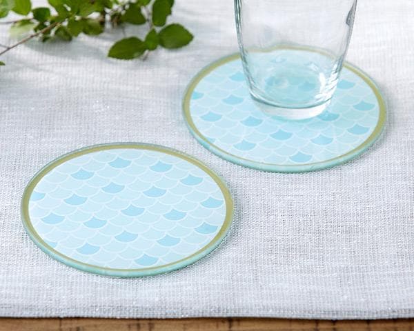 Seaside Escape Glass Coaster (Set of 2)