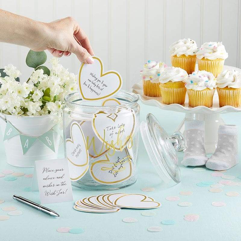 Wish Jar with Heart Shaped Cards