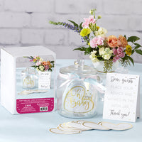 Thumbnail for Iridescent Baby Shower Wish Jar with Heart Shaped Cards