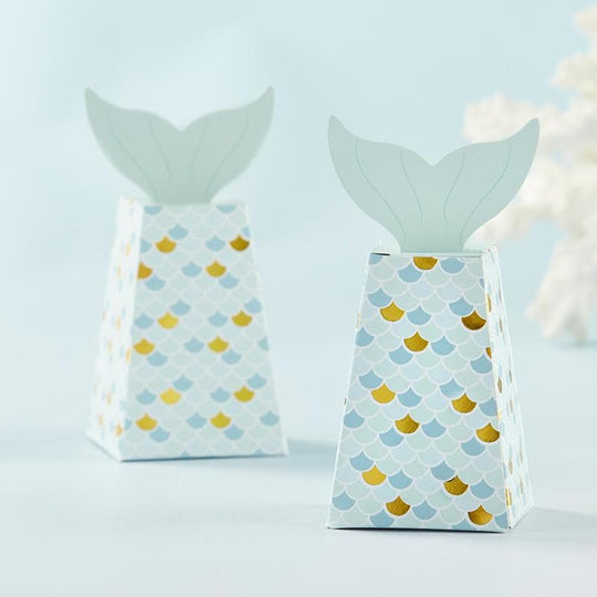 Mermaid Tail Favor Box (Set of 12)
