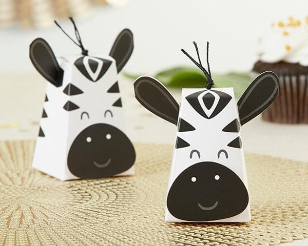 Zebra Favor Box (Set of 12)