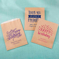 Thumbnail for Personalized Adult Birthday Kraft Goodie Bag (Set of 12)
