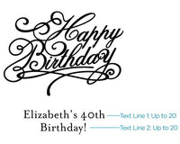 Thumbnail for Personalized Adult Birthday White Goodie Bag (Set of 12)