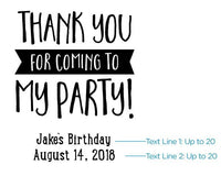 Thumbnail for Personalized Kids Birthday White Goodie Bag (Set of 12)