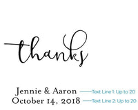 Thumbnail for Personalized Thank You White Goodie Bag (Set of 12)