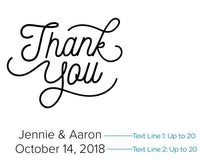 Thumbnail for Personalized Thank You White Goodie Bag (Set of 12)