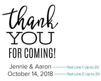 Thumbnail for Personalized Thank You White Goodie Bag (Set of 12)