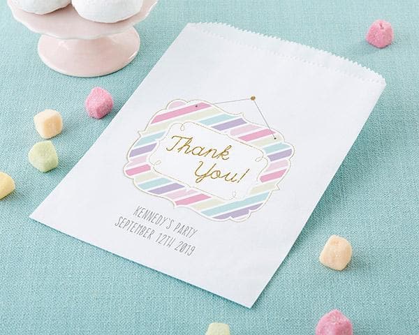 Personalized So Sweet White Goodie Bag (Set of 12)