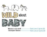 Thumbnail for Personalized Safari White Goodie Bag (Set of 12)