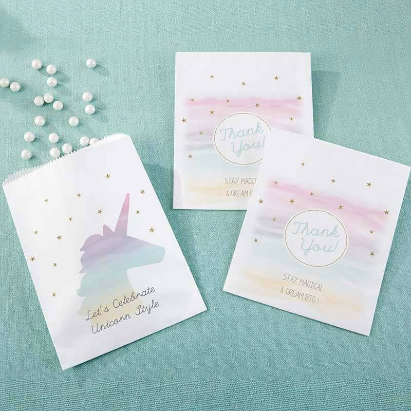Personalized Enchanted Party White Goodie Bag (Set of 12)