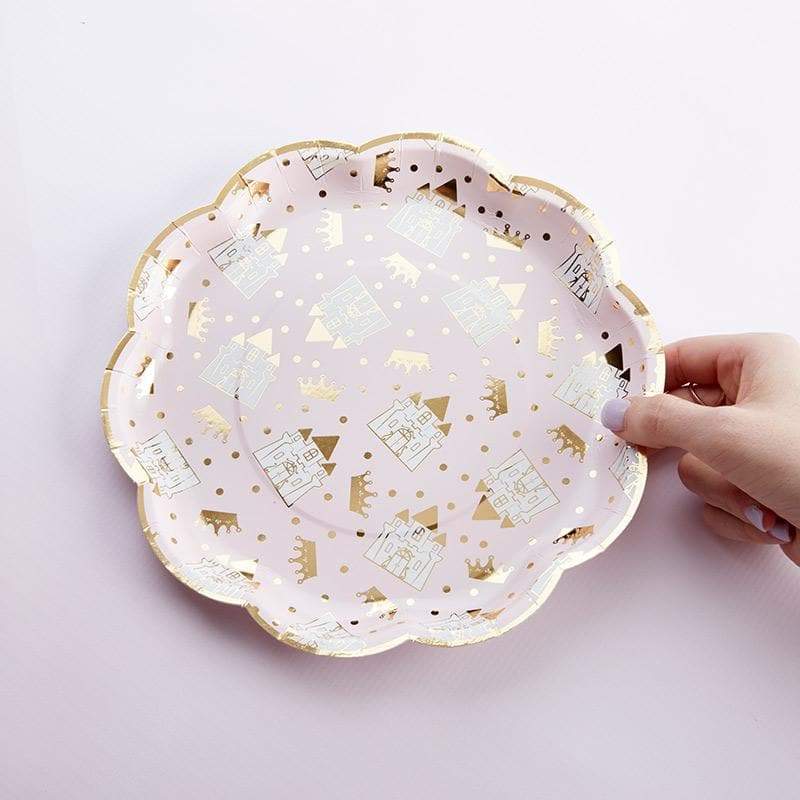 Princess 9 in. Paper Plates (Set of 8)