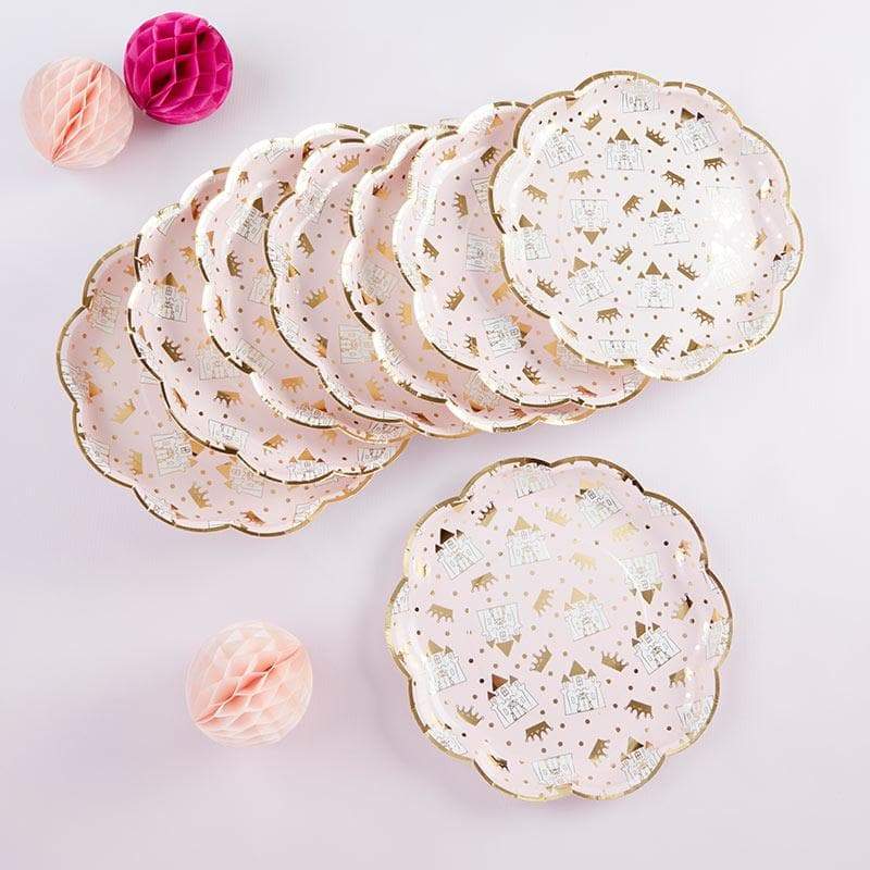 Princess 9 in. Paper Plates (Set of 8)