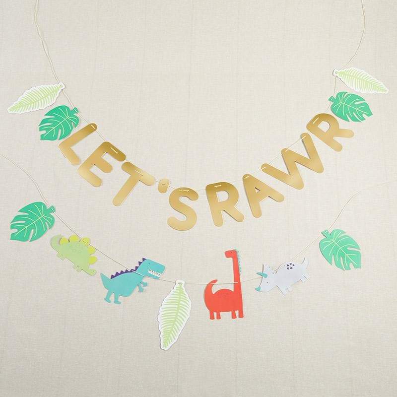 Dino Party Banner (Set of 2)