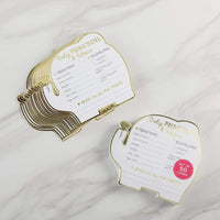 Thumbnail for Baby Shower Prediction Advice Card - Elephant (Set of 50)