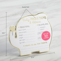Thumbnail for Baby Shower Prediction Advice Card - Elephant (Set of 50)