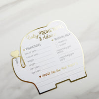 Thumbnail for Baby Shower Prediction Advice Card - Elephant (Set of 50)