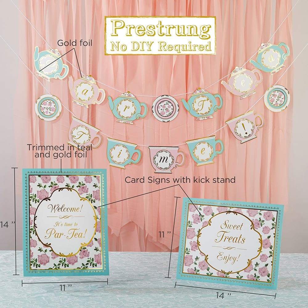 Tea Time Whimsy "Par-Tea" Time Party Kit