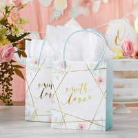 Thumbnail for Geometric Floral Gift Bag (Set of 12)